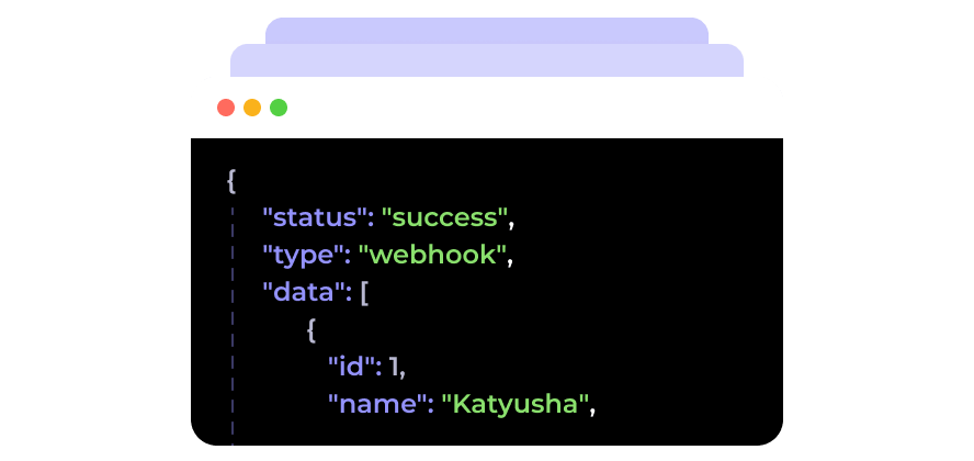 Вебхуки, HTML и CSS-код в форме